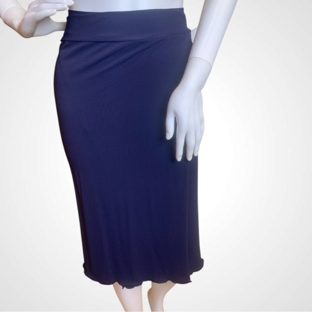 Anne Klein Blue Midi Sarong Swimsuit Coverup